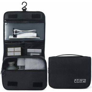 Összecsukható XXL kozmetikai rendszerező kampóval, unisex, poliészter 300D Oxford, méretek: 53x24,5 cm