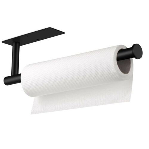Loft papírtörlő tartó, matt fekete, rozsdamentes acél, 33,5x6x14,5 cm 113078960