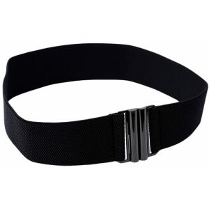 Rugalmas női öv, fekete, szintetikus anyag, 60-85 cm 113079197 - Női öv