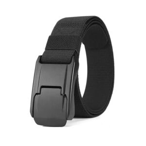 Univerzális katonai öv automata csattal, fekete, nylon, 125 cm