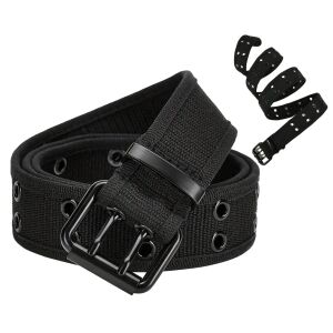 Taktikai katonai öv SURVIVAL Unisex, fekete, polipropilén nylon, 120x3,7 cm
