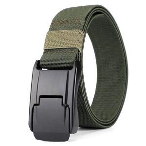 Camerazar Univerzální vojenský opasek s automatickou sponou, černá, nylon, 125 cm 113079584 - Móda&obliekanie