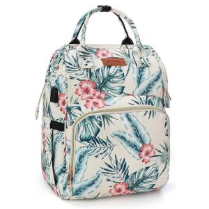 Funkcionális babakocsiszervező anyukáknak, krémszínű, oxfordi szövet, 42x26x19 cm 113080091 - Pelenkázó táska