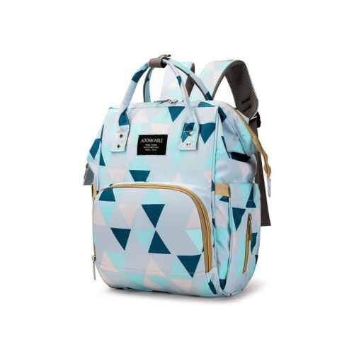 Adorkable pelenkázó hátizsák geometrikus mintával