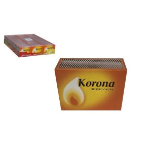 KORONA GYUFA HOSSZÚ ÁTLAGOSAN 100DB 1CS