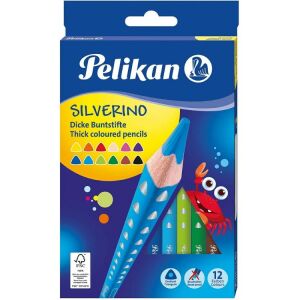 PELIKAN SILVERINO SZÍNESCERUZA 12 SZÍN 5MM 1CS