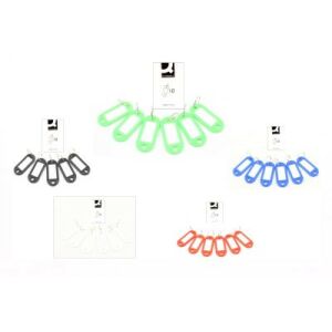 KULCSJELÖLŐ MŰANYAG SZÍNES 10DB 113083124 - Kulcscímke