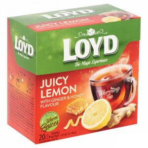 LOYD TEA GYÖMBÉR-CITROM-MÉZ 20X2G 113083176 - Gyümölcstea