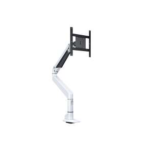 Multibrackets desk mount for monitors, white, single arm, gas lift, 15-38 inch, max 10kg - TV Stand and Wall Mount