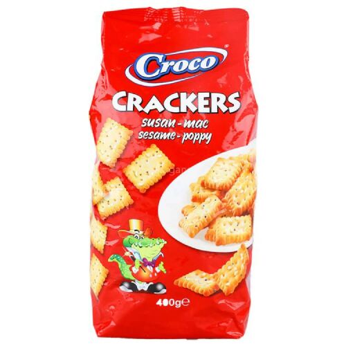 CROCO CRACKERS SZEZÁM-MÁK 400G 113083573