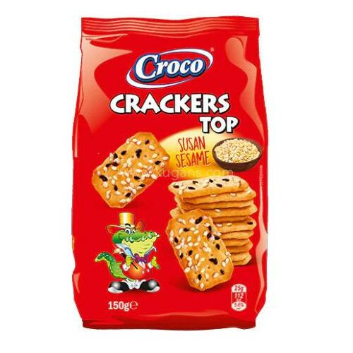 CROCO CRACKERS SZEZÁMMAG 150G 113083582