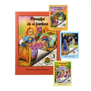 KIFESTŐ FÜZET A/4 MATRICÁS 1DB