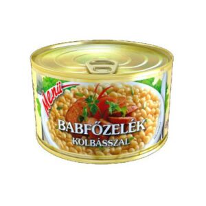 SZEGEDI MENÜ BABFŐZELÉK KOLBÁSSZAL 400G 113084757 - Befőtt & Konzerv