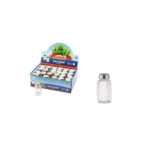 SÓSZÓRÓ ÜVEG INOX TETŐVEL ENG-002 1DB 113085363