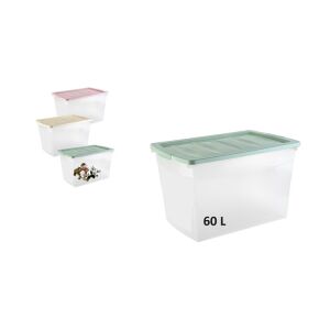 POBEDA TÁROLÓ SZÖGLETES KEREKES 60L 1DB 113085788 - Ételtároló