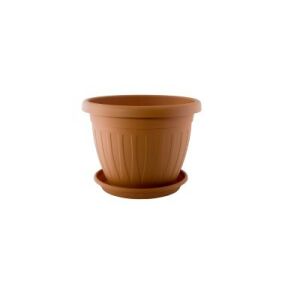 VENECIA VIRÁGCSERÉP+ALÁTÉT TERRA 20CM 1DB