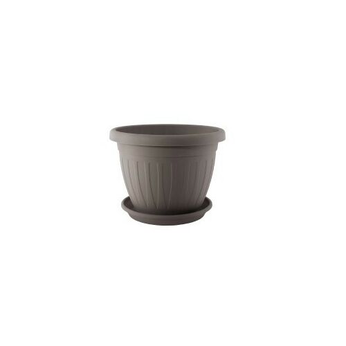 VENECIA VIRÁGCSERÉP+ALÁTÉT MOKKA 25CM 1DB 113086039