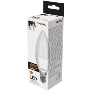 ENTAC IZZÓ LED CANDLE 6,5W NW E14 4000K 1DB 113086152 - Lámpa & Világítás