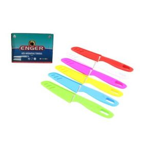 KÉS+MŰANYAG TOK SZÍNES 20CM ENG-142 1DB 113086379 - Kés