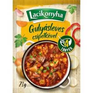 LACIKONYHA LEVES GULYÁS CSIPETKÉVEL 71G 113086820 - Befőtt & Konzerv