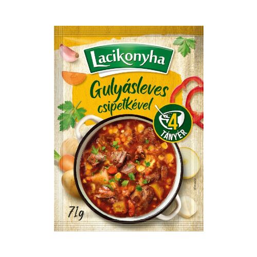 LACIKONYHA LEVES GULYÁS CSIPETKÉVEL 71G 113086820