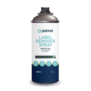 Platinet PFSLR Spray pentru îndepărtarea etichetelor, 400ml, elimină markerele și cerneala de pe suprafețele neabsorbante - Produse de curățare pentru calculatoare
