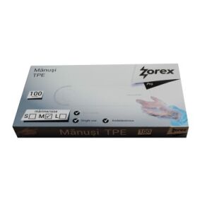 EGYSZER HASZNÁLATOS KESZTYŰ TPE M,L 100DB