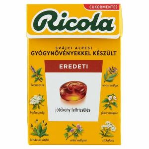 RICOLA CUKORKA GYÓGYNÖVÉNYES 40G 113087480 - Cukorka