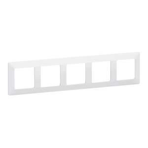 Legrand Valena Life weißer Rahmen für 5 Module - Legrand Rahmen für Schalter