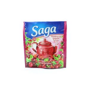 SAGA GYÜMÖLCSTEA VÖRÖSÁFONY 20X1,7G 113088303 - Gyümölcstea