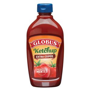 GLOBUS KETCHUP EXTRA CSÍPŐS FLAKONOS 485G 113088451 - Tartós élelmiszer