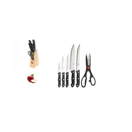 EXCELLENT HOUSEWARE KÉS KÉSZLET FA TARTÓBAN 1CS 113088647