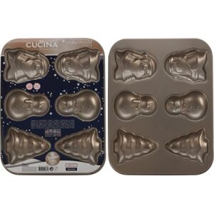 (KAR) KARÁCSONYI SÜTIFORMA 35X26,5CM 6RÉSZES 1CS