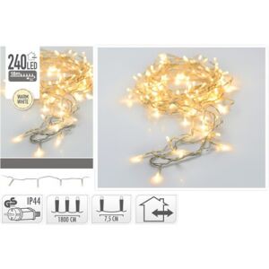 Karácsonyi Fényfüzér Kültéri 240Led 18+3M Warmwhite 1Db 113088742 - Nonbrand Fényfüzér