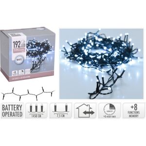 (KAR) KARÁCSONYI FÜZÉR KÜLTÉRI 192LED 15M WHITE 1DB 113088755 - Fényfüzér