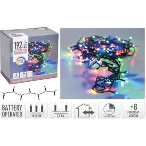 (KAR) KARÁCSONYI FÜZÉR KÜLTÉRI 192LED 15M MULTICOLOR 1DB 113088757 - Nonbrand Fényfüzér