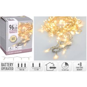 Karácsonyi Fényfüzér Kültéri 96Led 7,5M Warmwhite 1Db 113088758 - Nonbrand Fényfüzér