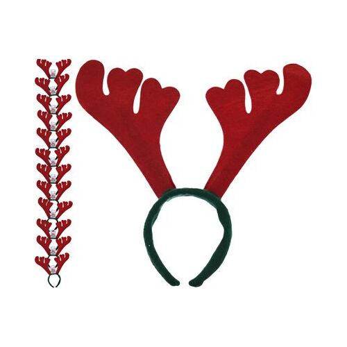(KAR) KARÁCSONYI FEJPÁNT RÉNSZARVAS 30CM 1DB 113088864