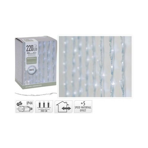 Karácsonyi Függöny Kültéri White 220Led 1X2M 1Db 113089108