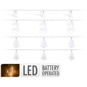 Karácsonyi Fényfüzér Elemes 10Led Figurás 4Féle 1Db 113089113 - Nonbrand Fényfüzér