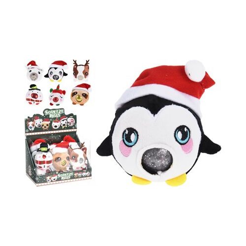 (KAR) KARÁCSONYI STRESSZLABDA 8CM 6FÉLE 1DB 113089325