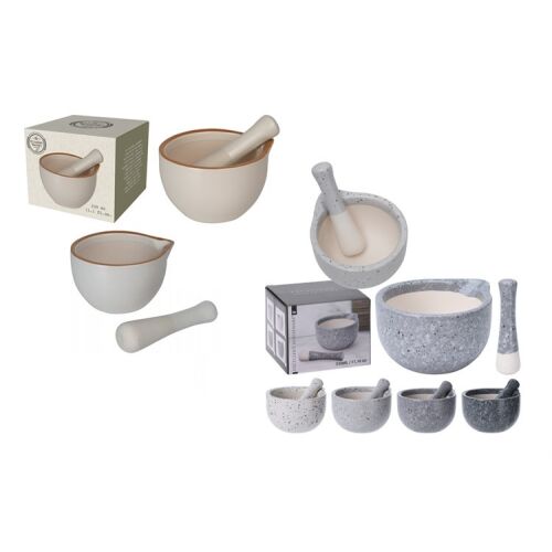 MOZSÁR PORCELÁN SZÜRKE 330ML 1DB