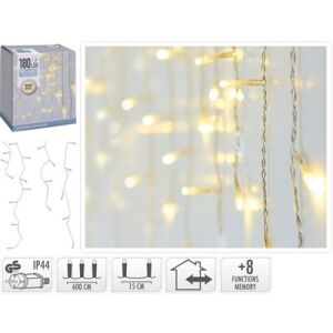 Karácsonyi Jégcsap Kültéri 180Led 6M Warmehite 1Db
