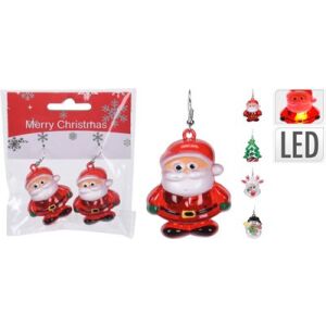 (KAR) KARÁCSONYI FÜLBEVALÓ VILÁGÍTÓS 1DB