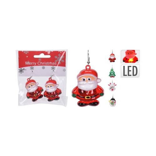 (KAR) KARÁCSONYI FÜLBEVALÓ VILÁGÍTÓS 1DB 113089455