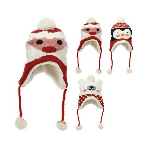(KAR) KARÁCSONYI SAPKA KÖTÖTT GYEREK 1DB 113089630