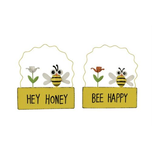 DEKOR TÁBLA FÉM MÉHECSKÉS 1DB 113089827