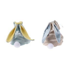 (HÚSV) HÚSVÉTI NYUSZI ZSÁK TEXTIL 1DB 113089838 - Szezonális dekoráció