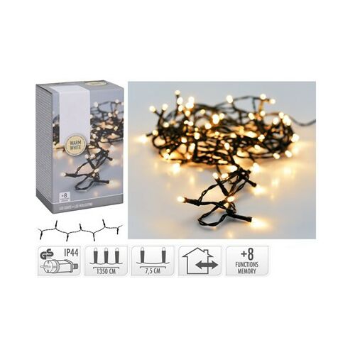 Karácsonyi Fényfüzér Kültéri 180Led 13,5M Warmwhite 1Db 113089889