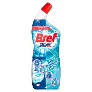 BREF POWER ACTIV WC TISZTÍTÓ GÉL OCEAN 700ML 113090044 - Szaniter tisztítószer, WC illatosító és Vízkőoldó